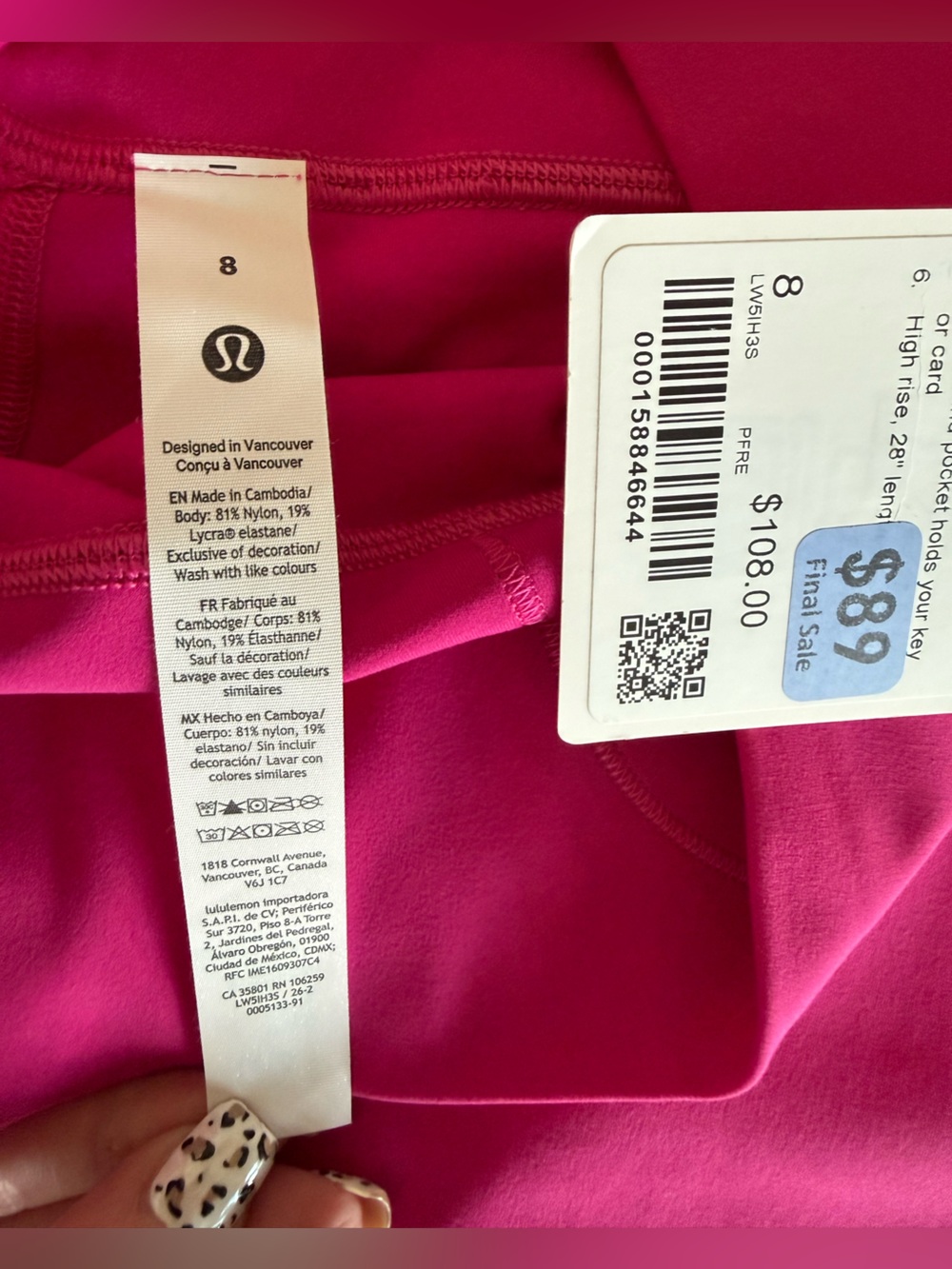 lululemon Align No Line High-Rise Pant 28" - Picture 4 of 4